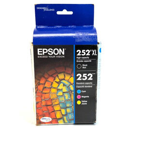 Epson 252 XL High Capacity Black & 252 Tri-color Ink